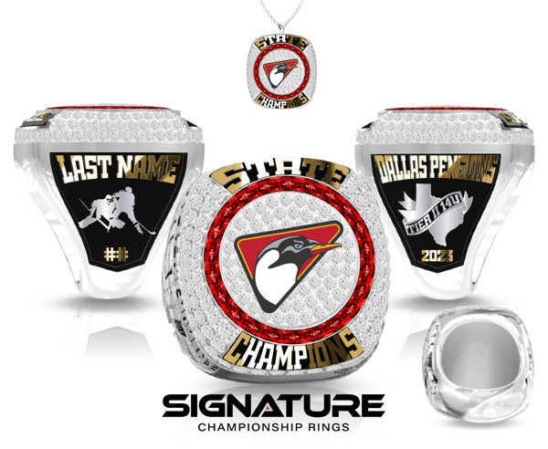 Dallas Junior Hockey Association Hockey -Men's 2023 Championship Ring
