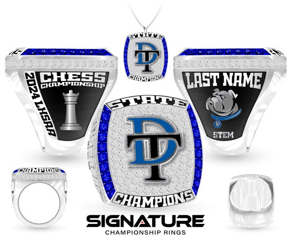 David Thibodaux STEM Magnet Academy Chess 2024 Championship Ring
