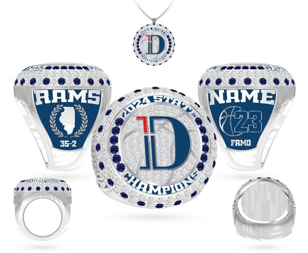DePaul Prep OSR Basketball -Men's 2024 Championship Ring