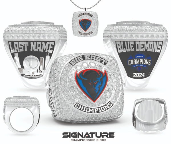 DePaul University Tennis -Men's 2024 Championship Ring