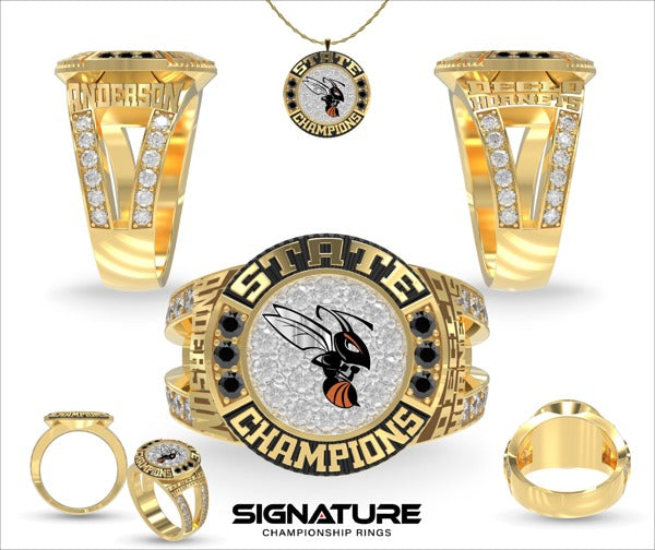 Declo High School Cheer 2024 Championship Ring