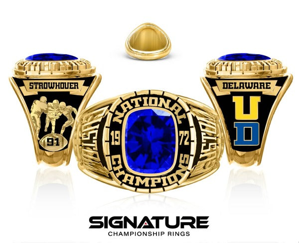 University of Delaware Football 1972 Championship Ring