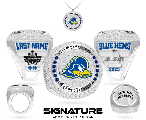 University of Delaware Lacrosse -Men's 2023 Championship Ring