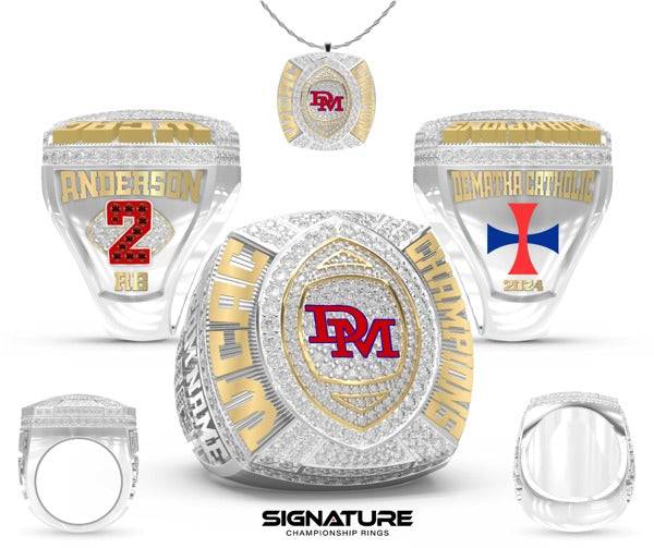 DeMatha Catholic High School Football 2024 Championship Ring