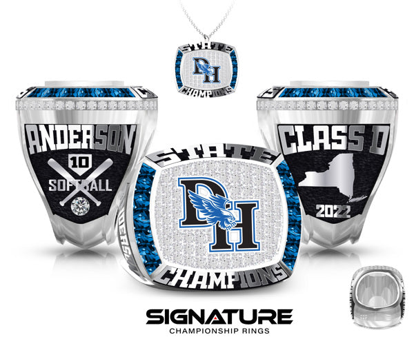 Deposit/Hancock High School Championship Ring Large