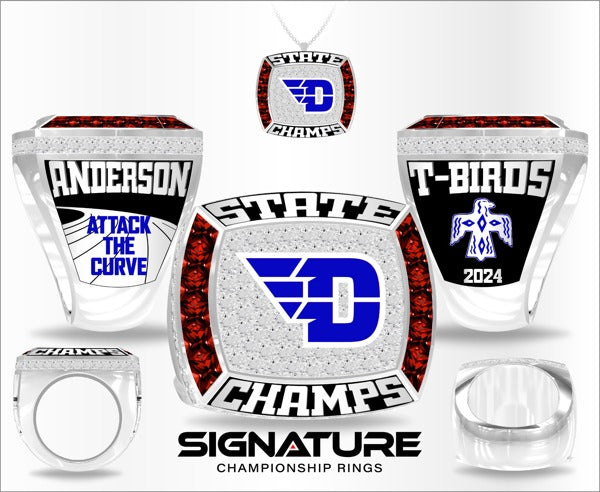 Desoto High School Track & Field -Coed 2024 Championship Ring Boys