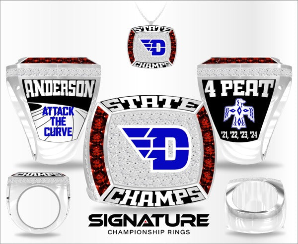 Desoto High School Track & Field -Coed 2024 Championship Ring Girls