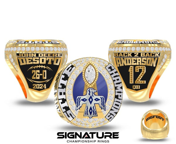 Desoto High School Football 2024 Championship Ring