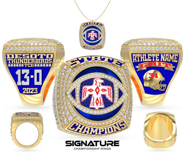 Desoto High School Football 2023 Championship Ring