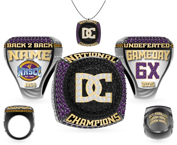 Desoto Central High School OSR Cheer 2025 Championship Ring