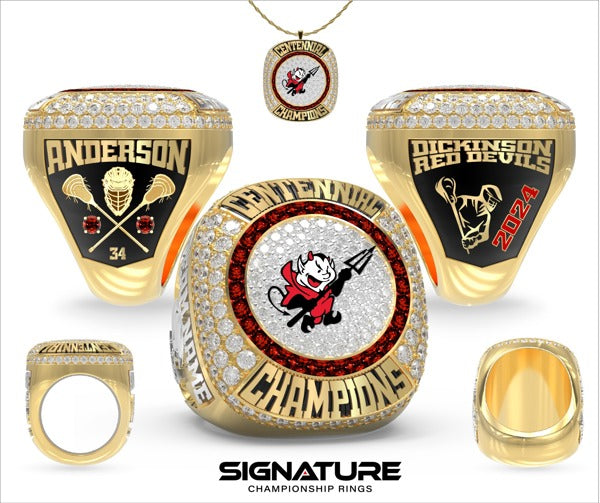 Dickinson College Lacrosse -Men's 2024 Championship Ring