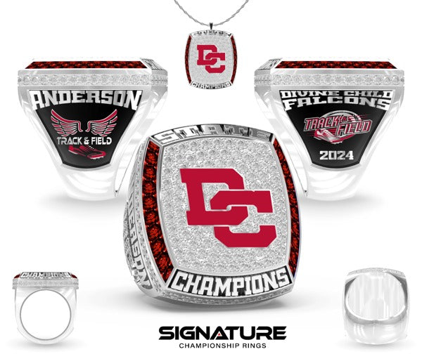 Divine Child High School Track &amp; Field -Women's 2024 Championship Ring
