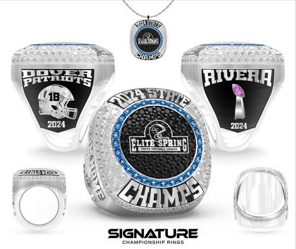 Dover Patriots Football 2024 Championship Ring