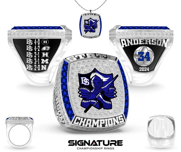 Dover-Sherborn Soccer -Men's 2024 Championship Ring