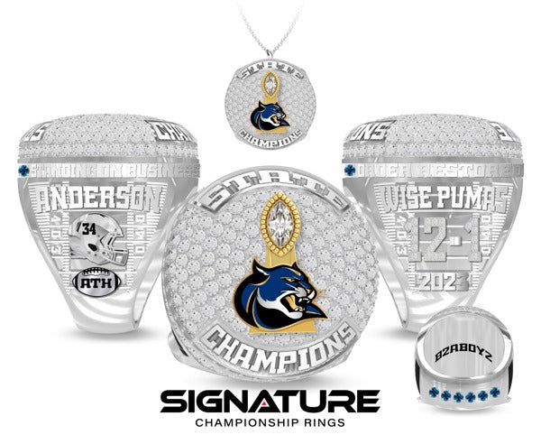 Dr Henry A Wise Jr High School Football 2023 Championship Ring