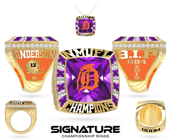 Duke City Bomb Squad Football 2019 Championship Ring