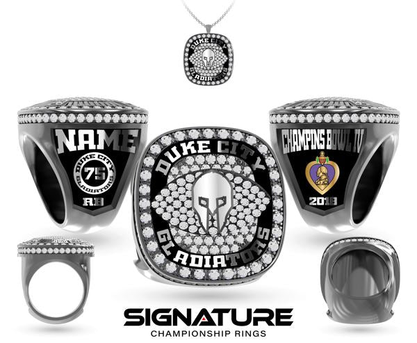 Duke City Gladiators Championship Ring