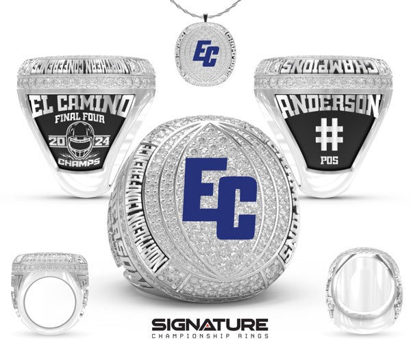 El Camino College Football 2024 Championship Ring