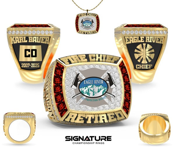 Eagle River Fire Protection District Retirement 2025 Championship Ring