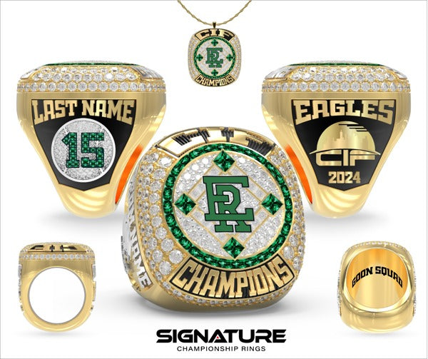 Eagle Rock High School Baseball 2024 Championship Ring