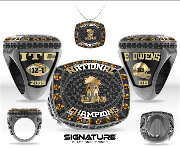 Earl Owens Personal Football 2019 Championship Ring