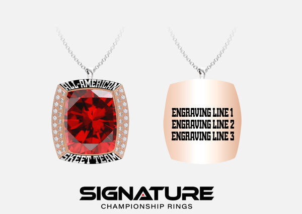 National Skeet Shooting Association Rings Pendant