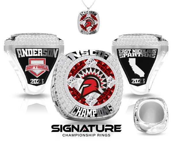 East Nicolaus High School Softball 2023 Championship Ring