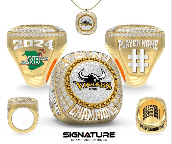 École Marie-Esther Hockey -Men's 2024 Championship Ring