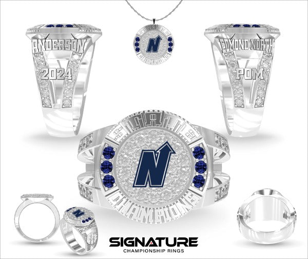 Edmond North High School Cheer 2024 Fashion Ring