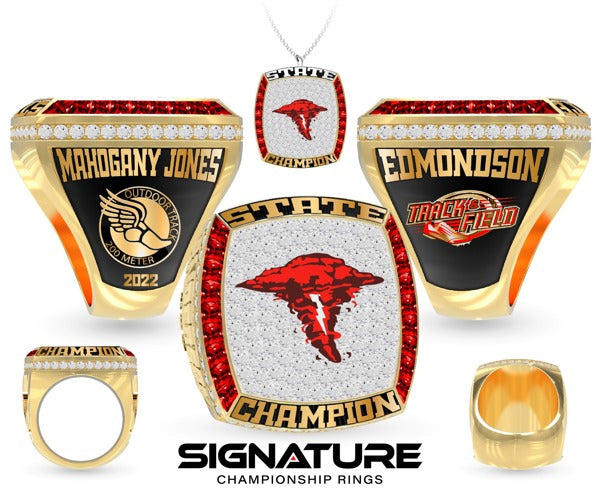 Edmondson-Westside High School Track & Field -Women's 2023 Championship Ring