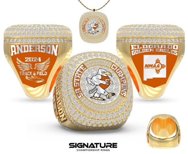 Eldorado High School Track &amp; Field -Coed 2024 Championship Ring
