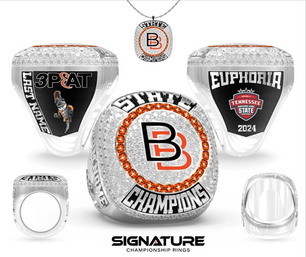 Elizabethton High School Band 2024 Championship Ring