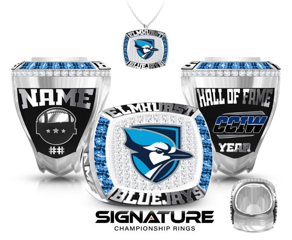 Elmhurst University Football 2023 Hall of Fame Ring