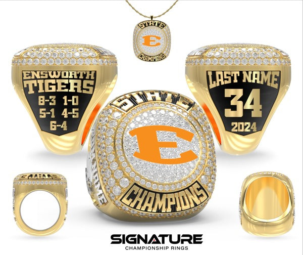 Ensworth High School Hockey -Men's 2024 Championship Ring