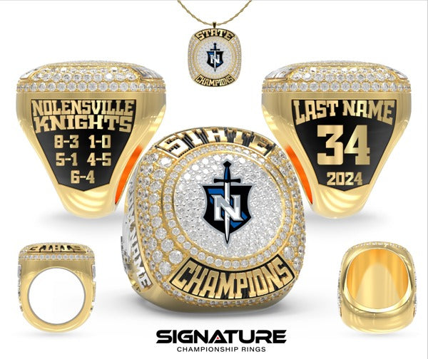 Ensworth High School Hockey -Men's 2024 Championship Ring Nolensville High
