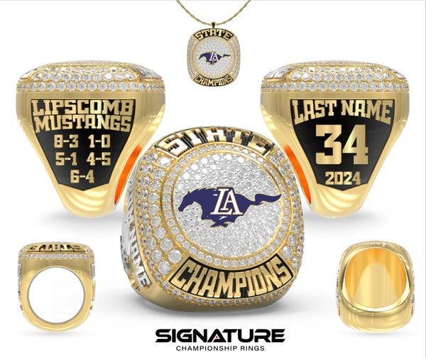 Ensworth High School Hockey -Men's 2024 Championship Ring Lipscomb Academy