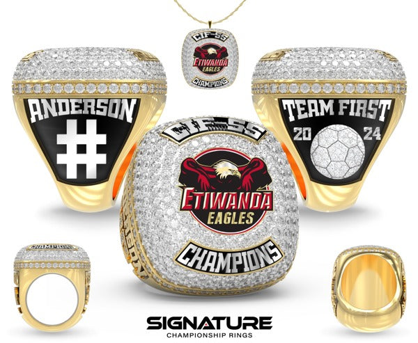 Etiwanda High School Soccer -Men's 2024 Championship Ring