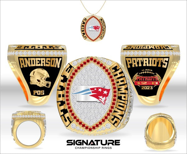Lincoln High School Football 2023 Championship Ring