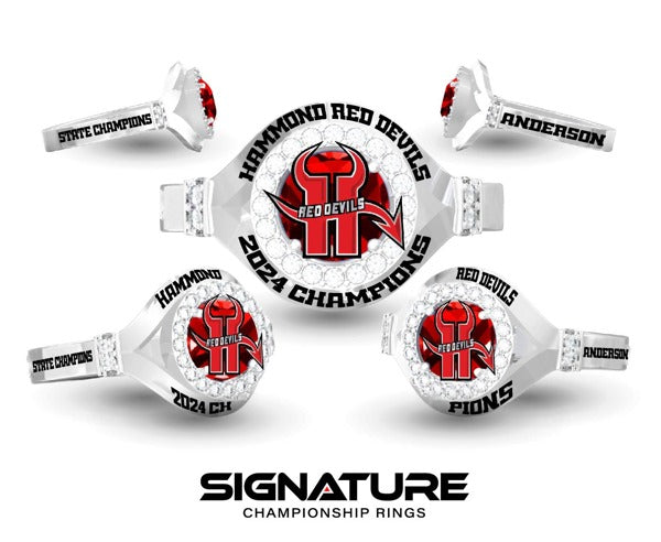 Hammond Central School Basketball -Women's 2024 Fashion Ring