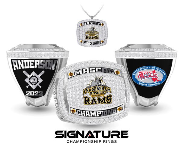 Framingham State University Softball Championship Ring