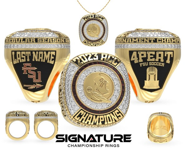 Florida State University Soccer -Women's 2023 Championship Ring