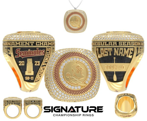 Florida State University Softball 2023 Championship Ring