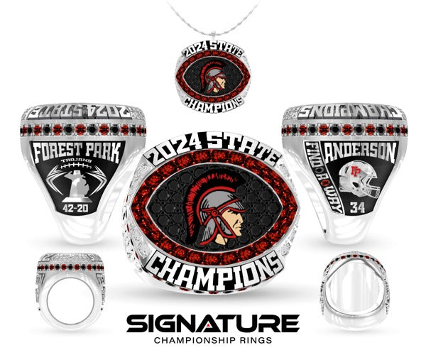 Forest Park High School Football 2024 Championship Ring