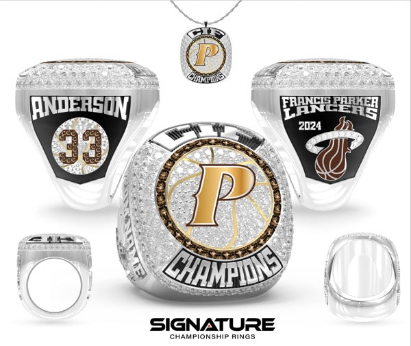 Francis Parker High School Basketball -Women's 2024 Championship Ring