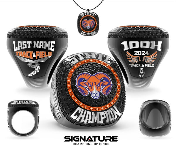 Francis Marion Track &amp; Field -100H 2024 Championship Ring