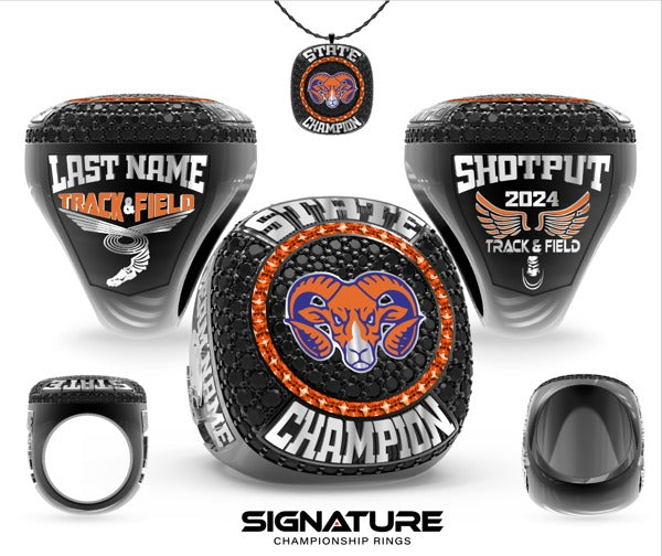 Francis Marion Track &amp; Field -Shotput 2024 Championship Ring