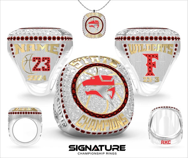 Frankfort High School Basketball -Women's 2024 Championship Ring