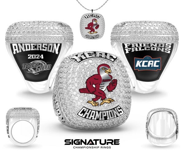 Friends University Track &amp; Field -Men's 2024 Championship Ring