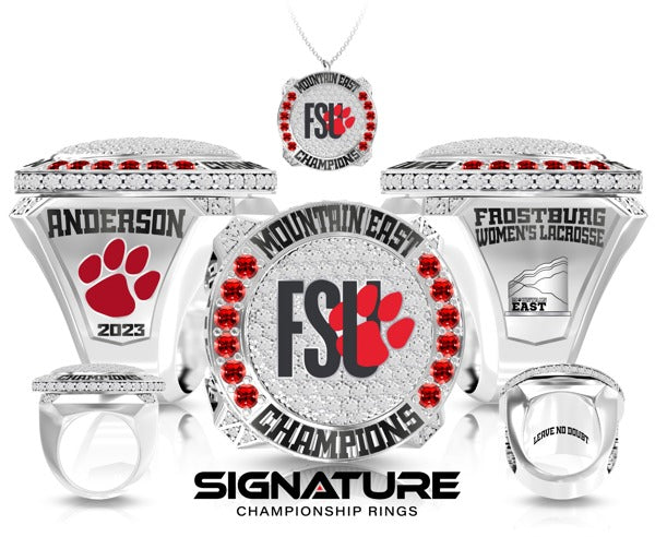 Frostburg State University Lacrosse -Women's 2023 Coaches &amp; Staff Championship Ring