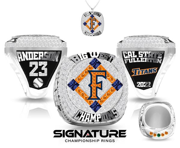 California State University Fullerton Championship Ring